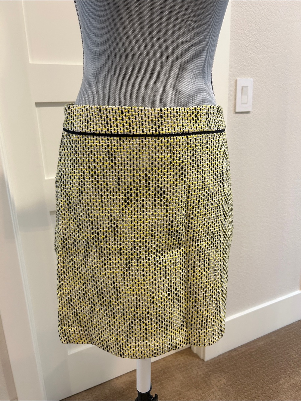 Yellow Patterned Women’s Skirt